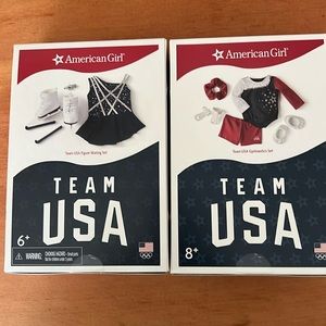 American Girl Doll Olympic Outfits Team USA Gymnastic Figure Skating